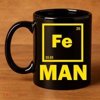 Element Of Iron Fe 11oz C Handle Ceramic Mug