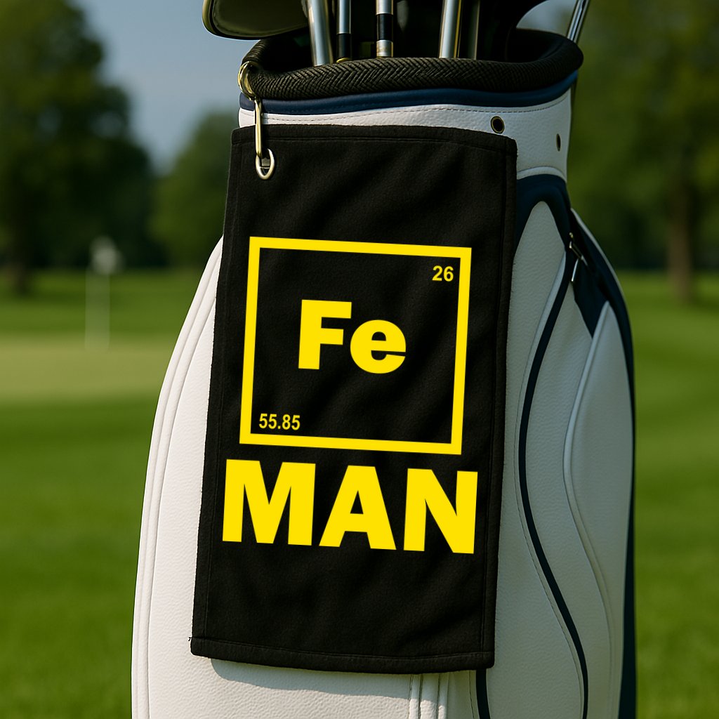 Element Of Iron Fe Golf Towel