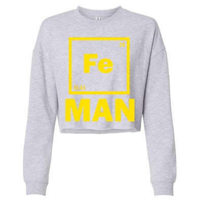 Element Of Iron Fe Cropped Pullover Crew