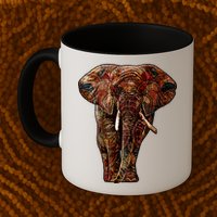 Elephant African Pattern Mug