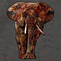 Elephant African Pattern Vector Backpack