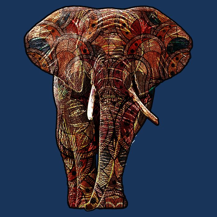 Elephant African Pattern Bag