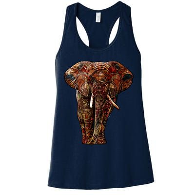 Elephant African Pattern Womens Tank Top