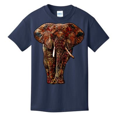 Elephant African Pattern Kids T-Shirt