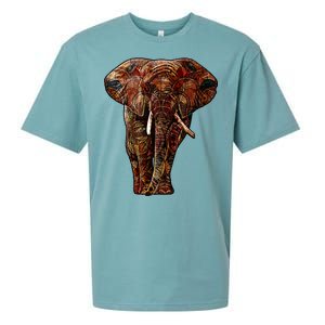 Elephant African Pattern Sueded Cloud Jersey T-Shirt