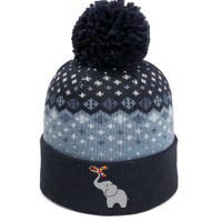 Elephant Autism Awareness Ribbon The Baniff Cuffed Pom Beanie