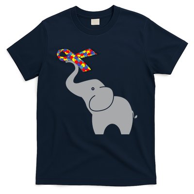Elephant Autism Awareness Ribbon T-Shirt