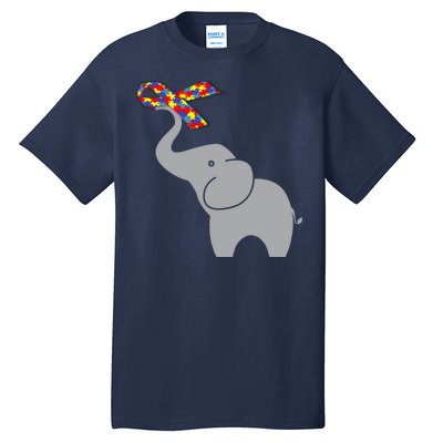 Elephant Autism Awareness Ribbon Tall T-Shirt