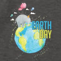Elephant Earth Day Vector Backpack