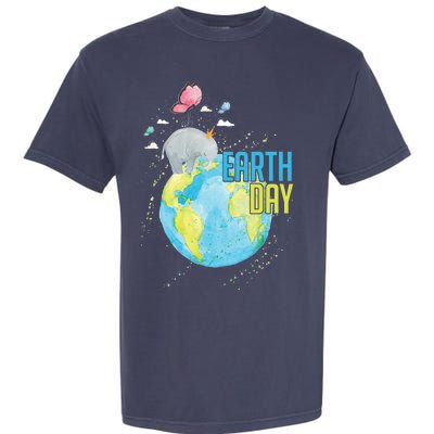 Elephant Earth Day Garment-Dyed Heavyweight T-Shirt