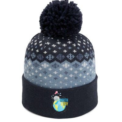 Elephant Earth Day The Baniff Cuffed Pom Beanie