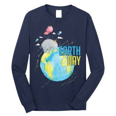 Elephant Earth Day Long Sleeve Shirt