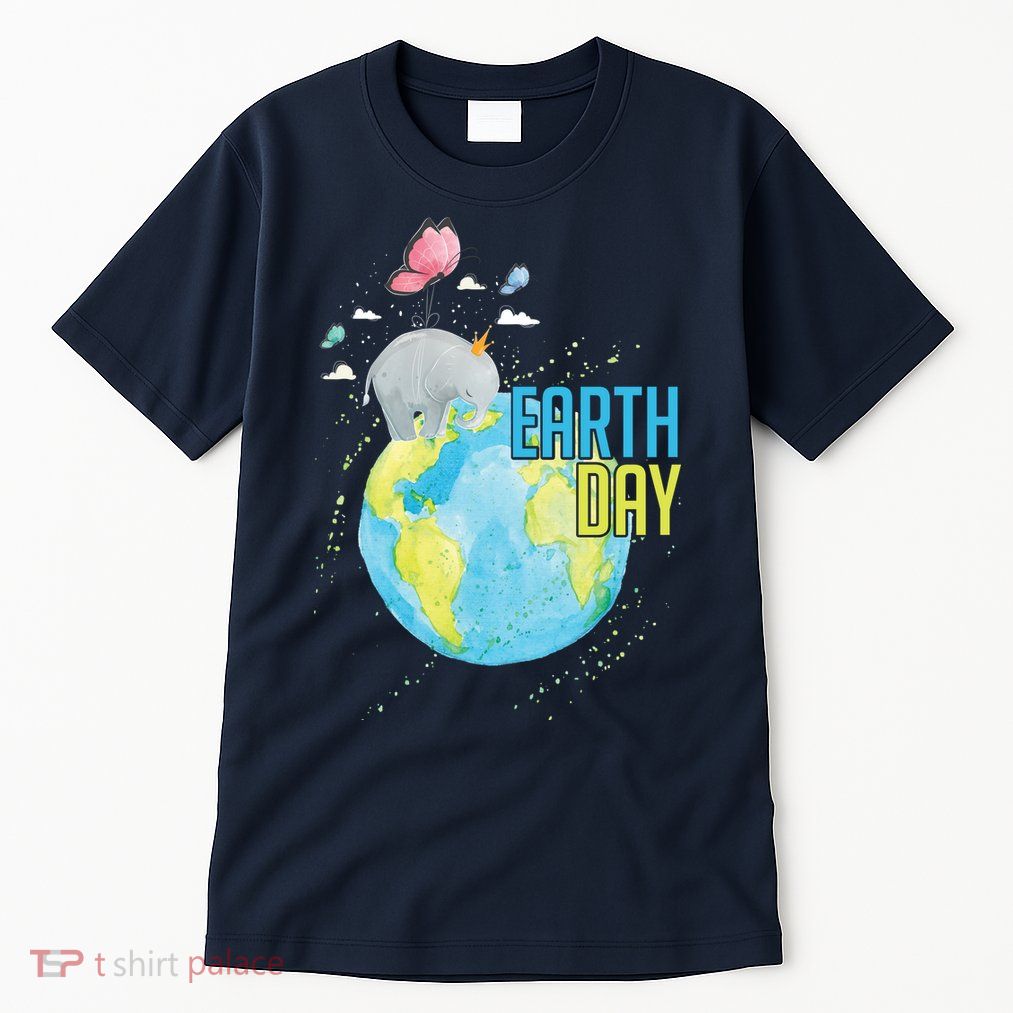 Elephant Earth Day Tall T-Shirt