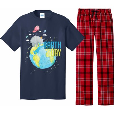 Elephant Earth Day Pajama Set