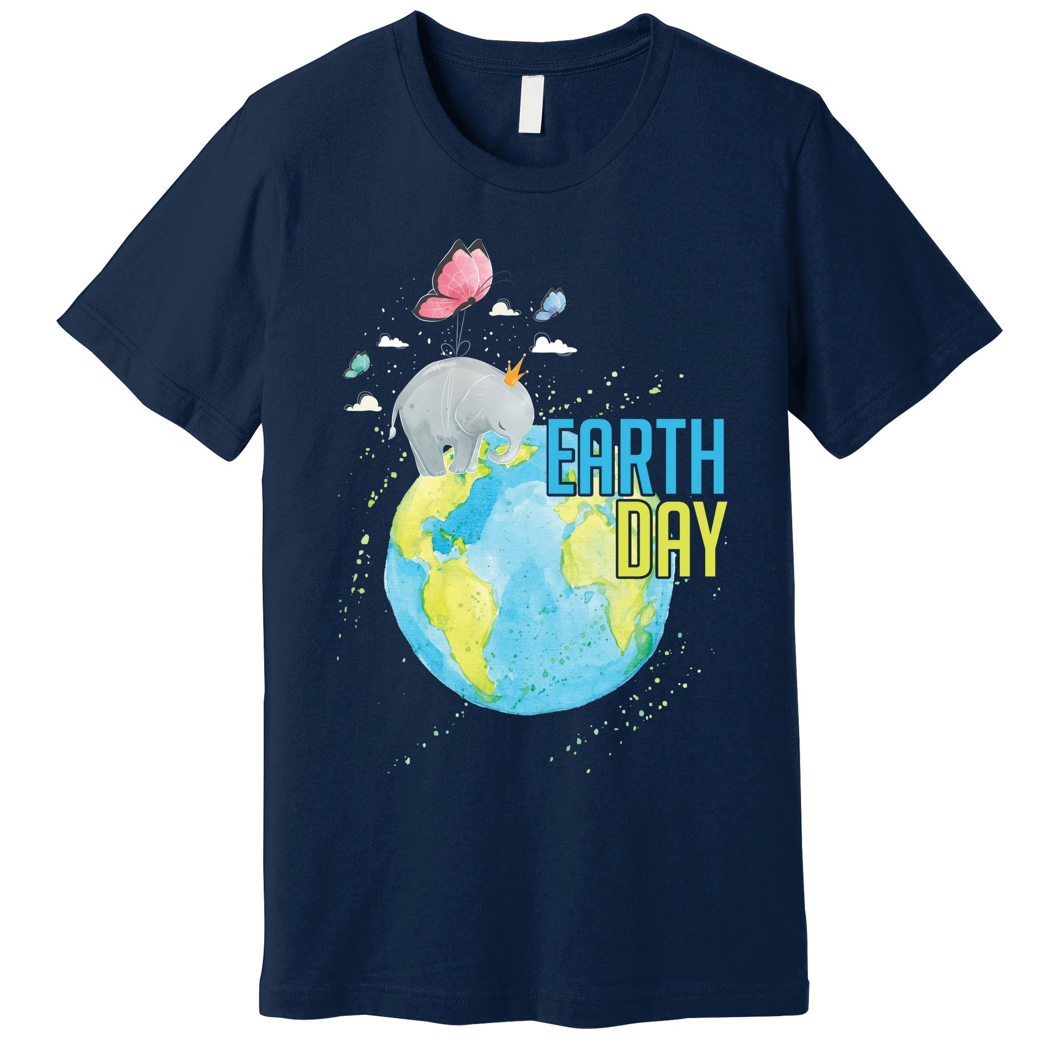 Elephant Earth Day Premium T-Shirt