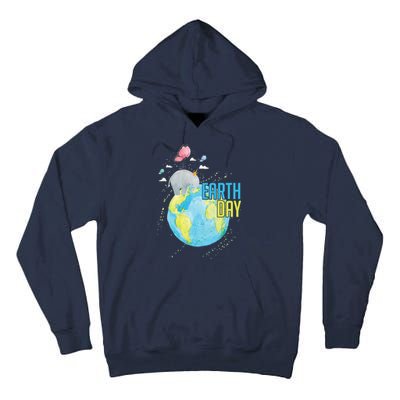 Elephant Earth Day Tall Hoodie