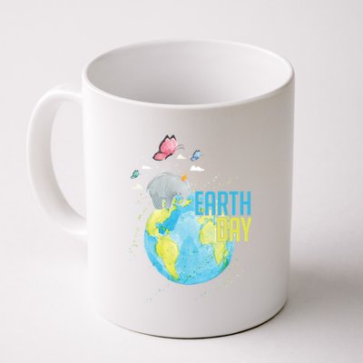 Elephant Earth Day Coffee Mug