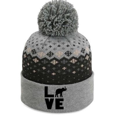 Elephant Love The Baniff Cuffed Pom Beanie