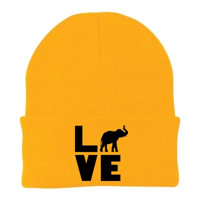 Elephant Love Knit Cap Winter Beanie