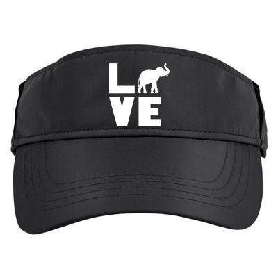 Elephant Love Adult Drive Performance Visor