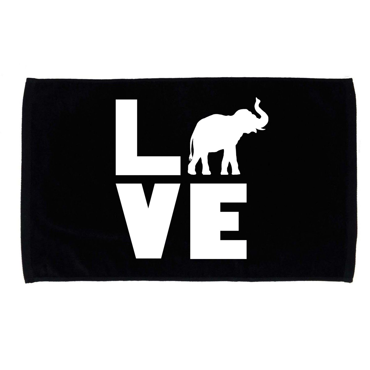 Elephant Love Microfiber Hand Towel