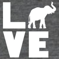 Elephant Love Tall T-Shirt