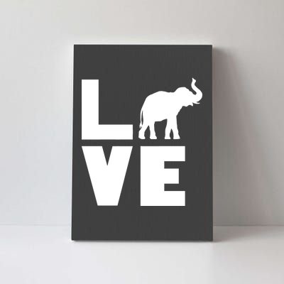 Elephant Love Canvas