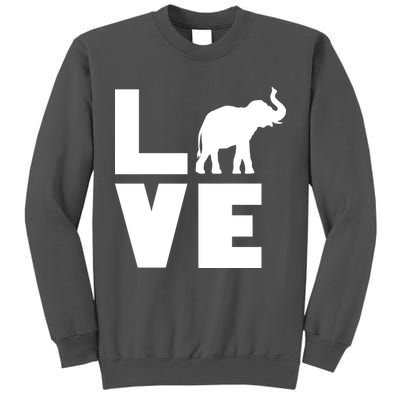 Elephant Love Tall Sweatshirt