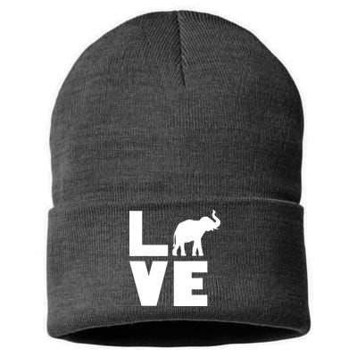 Elephant Love Sustainable Knit Beanie