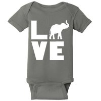 Elephant Love Baby Bodysuit