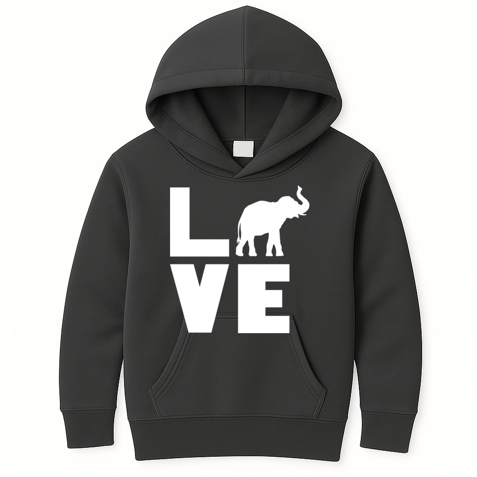 Elephant Love Kids Hoodie