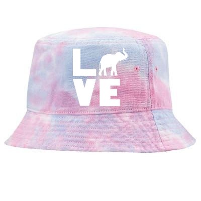 Elephant Love Tie-Dyed Bucket Hat