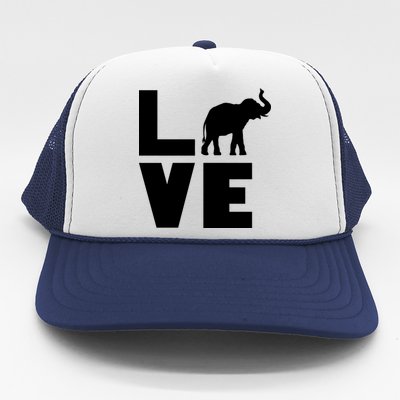 Elephant Love Trucker Hat