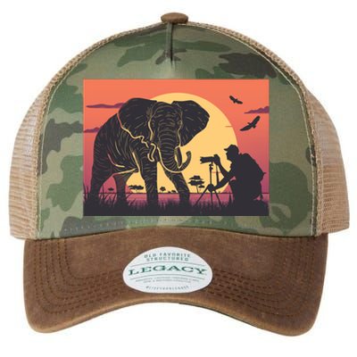 Elephant Photography Legacy Tie Dye Trucker Hat