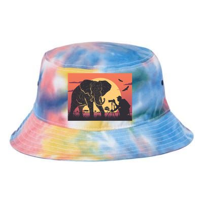 Elephant Photography Tie Dye Newport Bucket Hat