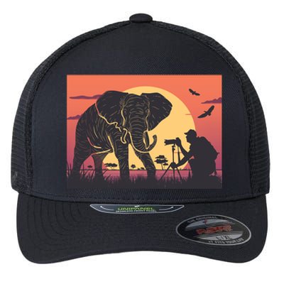 Elephant Photography Flexfit Unipanel Trucker Cap