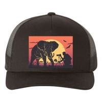 Elephant Photography Yupoong Adult 5-Panel Trucker Hat