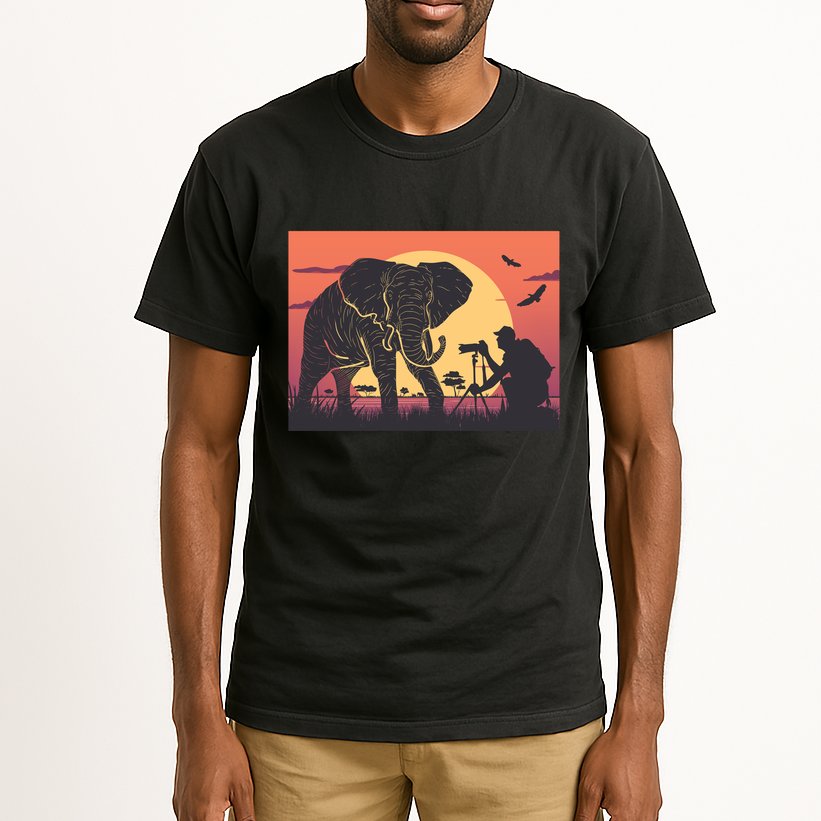 Elephant Photography Tall T-Shirt