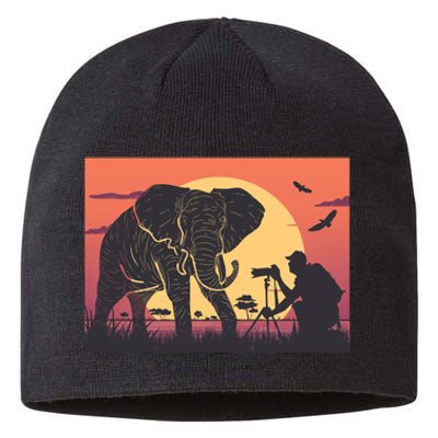 Elephant Photography Sustainable Beanie