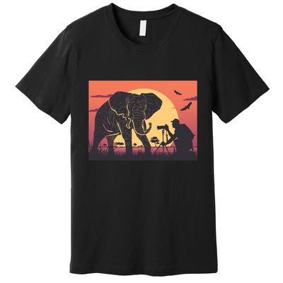 Elephant Photography Premium T-Shirt