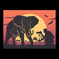 Elephant Photography Baby Bodysuit