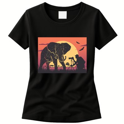 Elephant Photography Womens T-Shirt