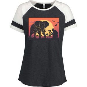 Elephant Photography Enza Ladies Jersey Colorblock Tee