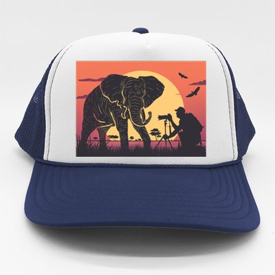 Elephant Photography Trucker Hat