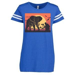 Elephant Photography Enza Ladies Jersey Football T-Shirt