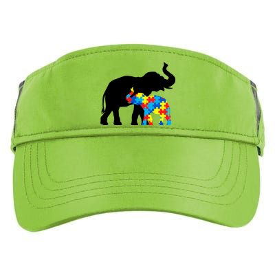 Elephant Puzzle Autism Parents Adult Drive Performance Visor