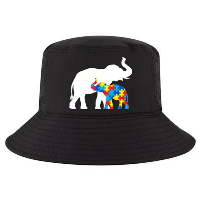 Elephant Puzzle Autism Parents Cool Comfort Performance Bucket Hat