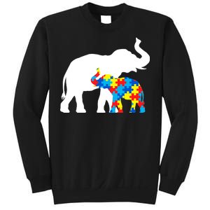 Elephant Puzzle Autism Parents Sweatshirt