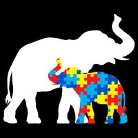 Elephant Puzzle Autism Parents T-Shirt