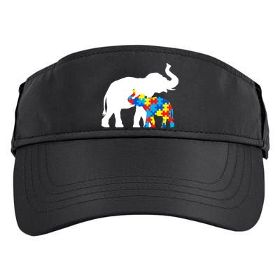 Elephant Puzzle Autism Parents Adult Drive Performance Visor